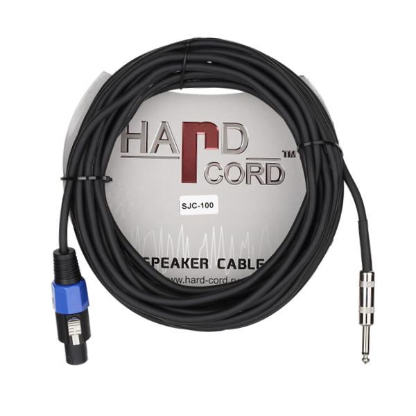 HardCord SJC-100 колоночный кабель спикон-Jack 10m