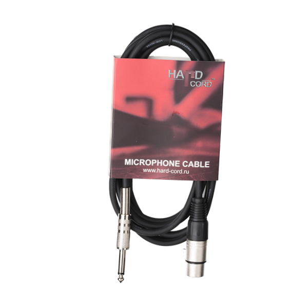 HardCord MCJ-30 микрофонный кабель XLR-Jack mono 3m
